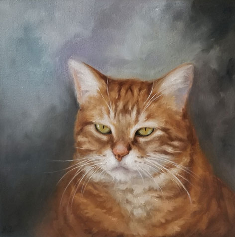 Sooli, oil on canvas, 12"x12"