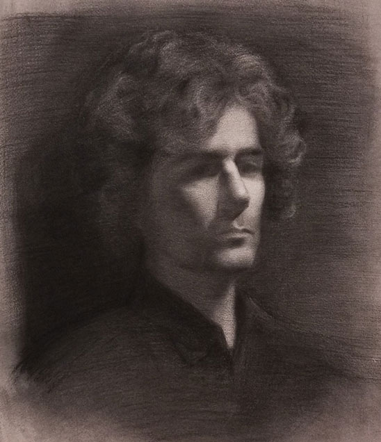 Charcoal drawing